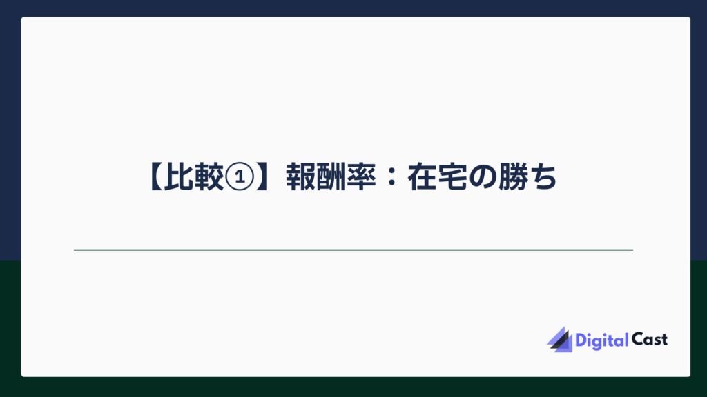 チャットレディ 在宅 通勤 比較